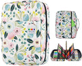 YOUSHARES Colored Pencils Case for 220 PCS Prismacolor Colored Pencils, Large Capacity Pen Case Organizer for Crayola Colored Pencil & Gel Pen (Watercolor Flowers)