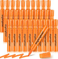 Qilery 30 Pack Highlighters Bulk, Tank Style Chisel Tip Highlighters Markers Pack Quick Drying for Adult Coloring, Home Office Supplies (Orange)