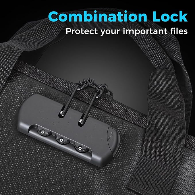 Accordion File Organizer with Combination Lock,Fireproof Expanding File Folder with Multi Pockets,13 Pockets Document Organizer with Handle & Labels,Portable Home Travel Safe Storage Letter A4 Files