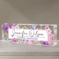 Desk Name Plate Personalized, Name Plate for Desk, Office Desk Decor for Women & Men, Employee Appreciation Gifts The Office Gifts for Boss, Lawyer, Manager, Teacher, Nurse