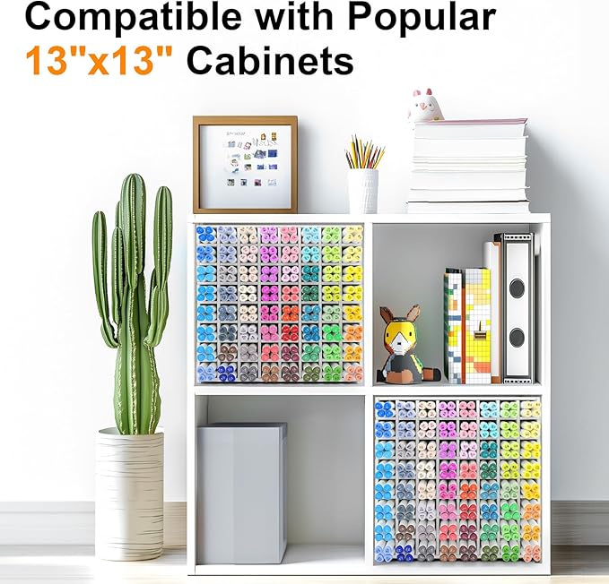 Marker Storage Organizer, Marker Holder for 256 Markers, Art Markers, Watercolor Brushes, Colored Pencils Organizer Holder for Desk