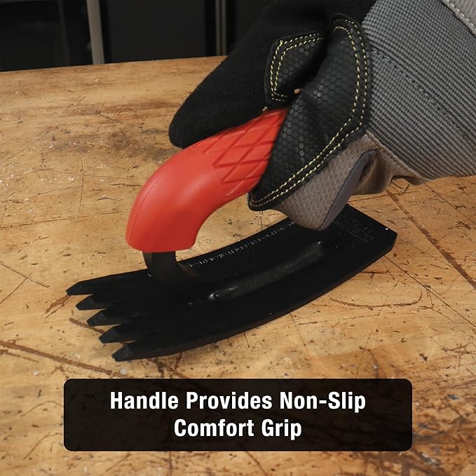 Zenith by Danco ZN700501 Carpet Staple Puller, Staple Extractor for Renovation Projects, Hand Tool Removes Carpet Staples