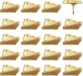 Cruise Ship Push Pins - Gold Metal Cruise Ship Pins - for Cork Board, Maps, or Lapel Pin Use - Designed in USA - Set of 20