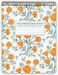 Decomposition Cali Poppies Top Bound Spiral Notebook – 7.5 x 9.75 Journal, College Ruled Lined Pages – Left-Handed Friendly Notebooks Ideal for Students, Artists & Office Professionals – Made in USA