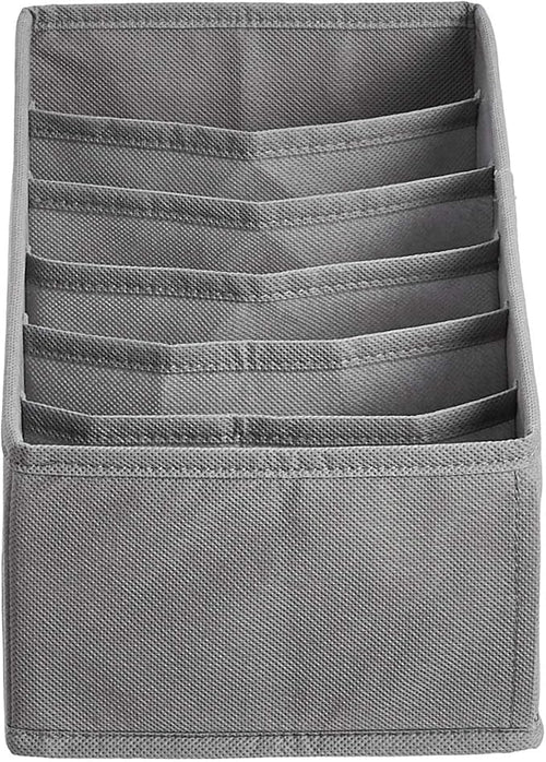 Amazon Basics Underwear Dresser Drawer Organizers, Pack of 2, Gray