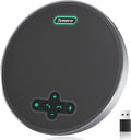 Tenveo Bluetooth Conference Speakerphone Bluetooth/Wireless/USB, 8 AI Noise Mics and 360° Sound Pickup,Compatible with Zoom, Teams, OBS, Supports 12-15 People for 18H of Talk Time MagiCallpro