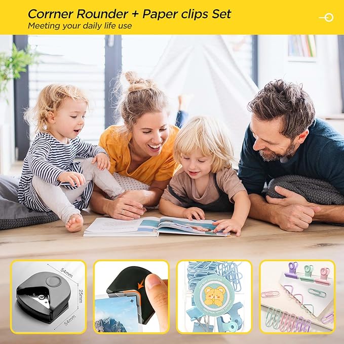 12'' Wood Guillotine Paper Cutter, Heavy Duty Wood Base Paper Trimmer with 16 Sheets Capacity Paper Cutting Board for Classroom, Crafting, Cardstock, Art Projects