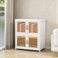 Large Stackable Storage Bins with Lids, 220QT-110QT*2Tier Foldable Cabinet for Closet Organizers, Plastic Storage Containers Box with Wheels