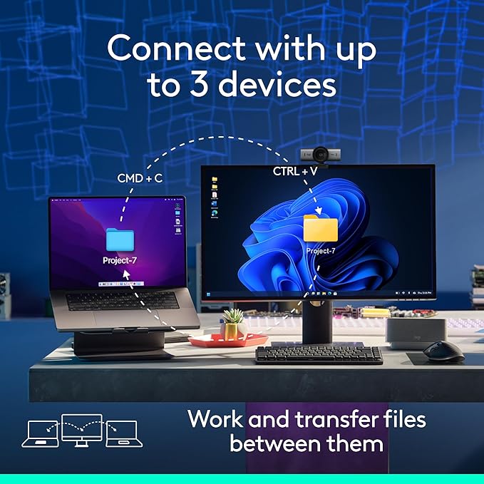 Logitech MX Master 3S Bluetooth Edition Wireless Mouse, No USB Receiver - Ultra-Fast Scrolling, Ergo, 8K DPI, Track on Glass, Quiet Clicks, Works with Apple Mac, Windows PC, Linux, Chrome - Graphite