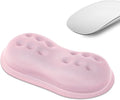 VANKEY Ergonomic Mouse Wrist Rest, Soft Support, Memory Foam Pad, Non-Slip Base (Pale Pink)