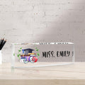 Personalized Office Name Plate for Desk, Custom Employee Appreciation Gifts, Acrylic Desk Name Plate Funny, Desk Decorations Gift, Acrylic Desk Ornaments (Style-Black M)…