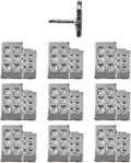 Building Push Pins - Silver Metal Building Pins - for Cork Board, Maps, or Lapel Pin Use - Designed in USA - Set of 10