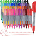Affisure Permanent Markers, Ultra Fine Point Markers Set,48 Assorted Colors Work on Wood, Plastic, Paper, Metal, Stone, Glass for the Artist、Kids、Adult, 48 Count