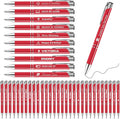 50 Pack Personalized Pens with Logo Text Name Custom Pens in Bulk Black Ballpoint Pens, Gift for Birthday Wedding Christmas Office College Business Promotion