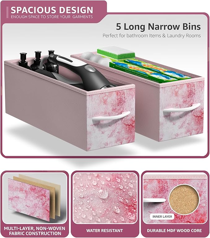 Sorbus Kids Dresser with 5 Drawers - Storage Unit Organizer Chest for Clothes - Bedroom, Kids Room, Nursery, & Closet