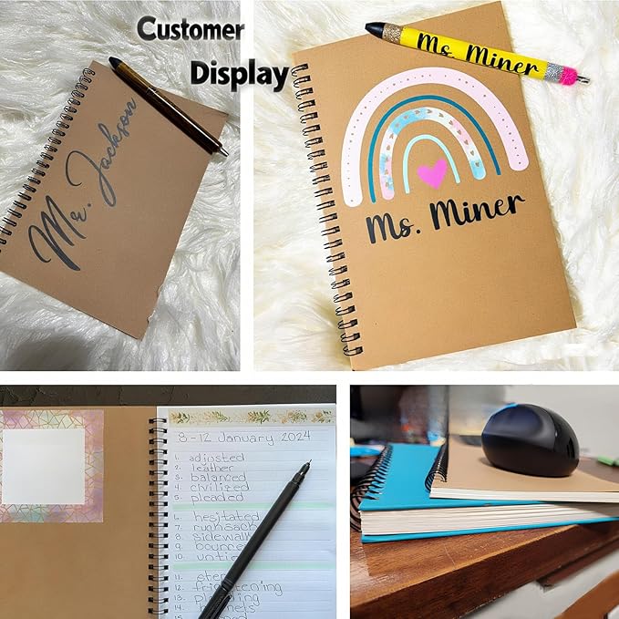 175 Pack A5 Spiral Notebooks Journal Bulk with Kraft Cover, 5x8 Inches, 100 Pages/ 50 Sheets，Ruled Lined Paper, for Work, Sketches, Study, Notes Taking, Gifts, Brown