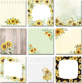 9 Pads Sunflower Sticky Notes Cartoon Self Stick Notepads 3x3 Inches Notes Adhesive Memo Pad Office Decor Gifts for Students School Teacher Office Meeting