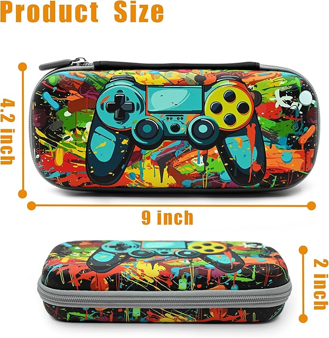 Game Pencil Case Zip Pencil Box Multi Pouch Holder Desk Organizer For Boys Girls School Office