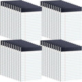 48 Pack Legal Pads Bulk,8.5 x 11 Inch White Notepad, Note Pads College Ruled Perforated Memo Pad for Work Study Daily Note Taking List, Lined Writing Pads Memo Refills Notepads for Office Home School