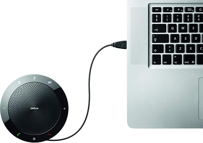Jabra Speak 510 MS & Link 370 - Professional Unified Communicaton Speakerphone (Renewed)