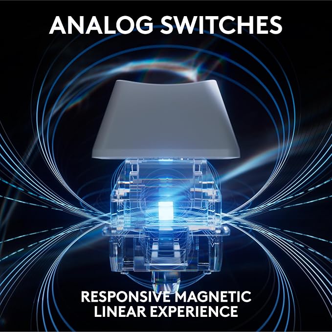 Logitech G PRO X TKL Rapid Tenkeyless Wired Gaming Keyboard with Magnetic Analog Switches, RGB - White, PC Gaming Keyboards, Pro