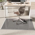 [Tempered Glass] 60“x48” Beveled Edge Glass Chair Mat with Polished Edge Clear Office Chair Mat, Glides Smoothly, Suitable for Carpet or Hardwood Floors (Grey)