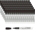 Volcanics Magnetic Dry Erase Markers With Eraser Low Odor Fine Tip Whiteboard Markers White Board Pens for Office Home and School, Pack of 90, Black