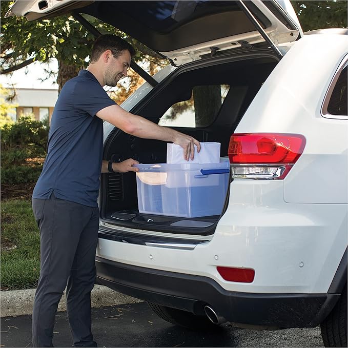 Bankers Box Heavy Duty 20" Plastic Letter File Box