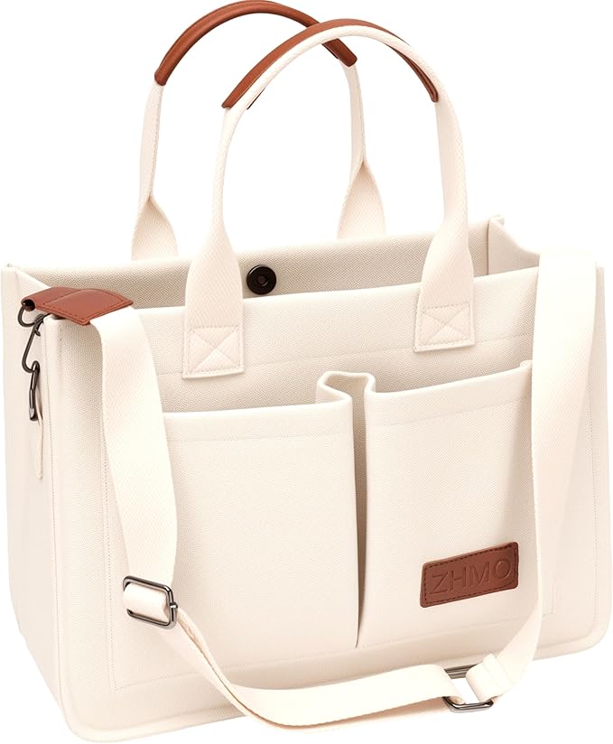 Canvas Tote Bag for Women,Women's Bags Crossbody Bags Work Laptop Tote Bag Large Handbags Purse for Travel Nurse Teacher