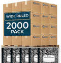 Rosmonde 2000 Pack (Pallet) Composition Notebooks Bulk, Wide Ruled, Full Pallet of Notebooks, 100 Sheets (200 Pages), 9-3/4 x 7-1/2, Bulk Notebooks for School, Bulk Office Notebooks, 4-7 Days Transit