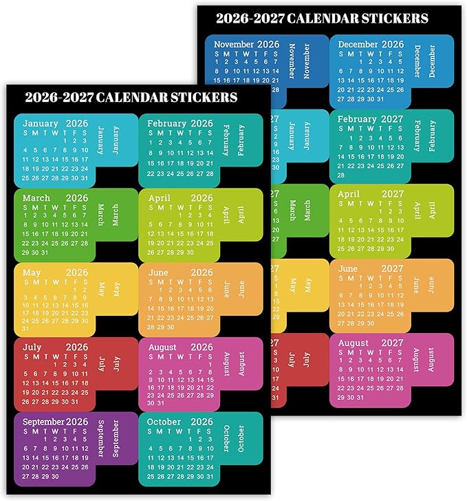 Planner 2026-2027 - Jul 2026 - Jun 2027, Planner Weekly and Monthly, Calendar Planner 2026-2027, 8.5" x 11", Leather Cover Planner with Thick Paper, Back Pocket with Notes Pages, Black