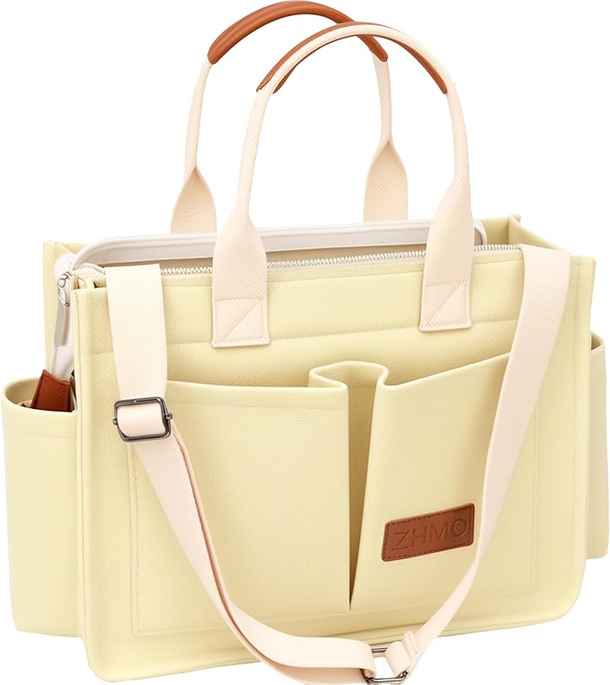 Canvas Tote Bag for Women,Women's Bags Crossbody Bags Work Laptop Tote Bag Large Handbags Purse for Travel Nurse Teacher