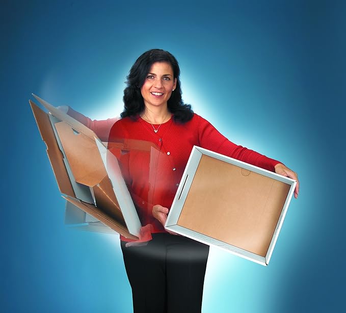 Bankers Box 12-Pack Medium Duty File Storage Boxes with Lids, FastFold Assembly, 24 Inch Letter, STOR/FILE, (00701)