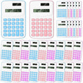 Treela 30 Pcs Pocket Size Calculator for Students Bulk Mini Handheld Cute Basic Standard with Button Battery 8 Digit Display Desktop Calculator for Office, School (Gentle Color)