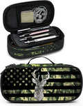 Camo Deer Pencil Case Pencil Pouch Large Capacity Pen Bag School Office Organizer Stationery Storage Box For Girls Boys Teen Kids