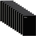 Alitte Steno Pads Spiral 6x9-12 Pack - Gregg Ruled, Perfect for Work, School, and Home Use, Easy Tear-Off Pages, White Paper - No Ink Bleeds - 80 Sheets