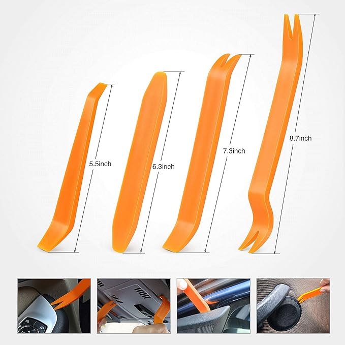 Nilight 480pcs Car Retainer Clips & Fastener Remover with 12 Most Popular Sizes Auto Push Pin Rivets Set -Door Trim Panel Clips for Toyota GM Ford Honda Acura Chrysler