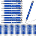50 Pack Personalized Pens with Logo Text Name Custom Pens in Bulk Black Ballpoint Pens, Gift for Birthday Wedding Christmas Office College Business Promotion