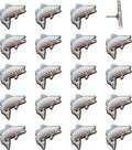 Fish Push Pins - Silver Trout Map Pins - Fishing Map Tacks for Cork Boards, Maps, or Lapel Use - Designed in USA - Set of 20
