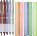 BLIEVE - Aesthetic Highlighters and Gel Pens With Soft Ink and Chisel Tip, Bible Highlighters and Pens No Bleed, Dry Fast Easy to Hold, for Bible Journaling Planner Supplies (EARTHY)