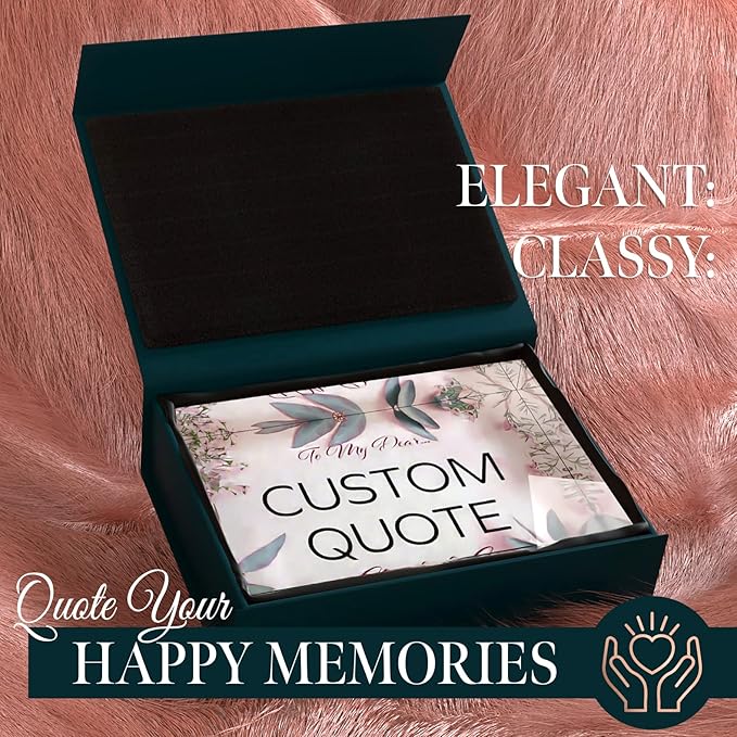 Custom Acrylic Sign Personalized, Custom Desk Name Plate, 18 Styles, (5"x7"), With Gift Box, USA Made by Acryluxe. (Glowing)