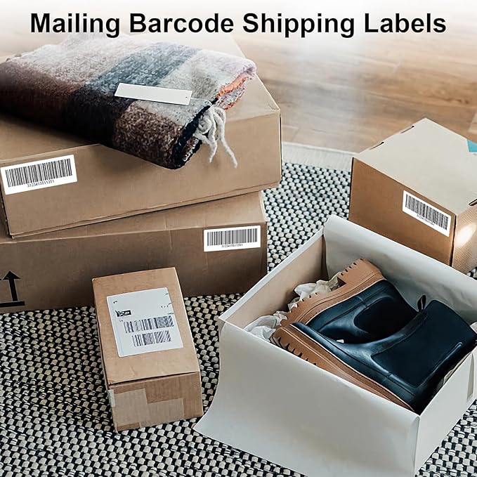 1500 Labels Address Label Sticker for Laser & Inkjet Printer 50 Sheets, 1" x 2-5/8" White Blank Printable Shipping Address Labels, Strong Adhesive for FBA Label, Easy to Peel