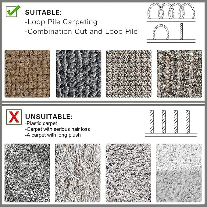 WILLBOND Carpet Cord Cover Cable Protector Floor Cover Cable Protector Management Only for Commercial Office Carpet(19.69 ft,Brown)