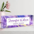 Custom Acrylic Name Plate for Office, Personalized Desk Decor for Women & Men, Employee Appreciation Gifts for Boss, Manager, Teacher, Nurse