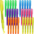Thenshop 30 Pcs Highlighter Assorted Colors Bulk Colorful Highlighter Markers Bulk Pack Chisel Tip Fluorescent Pens for Office Supplies