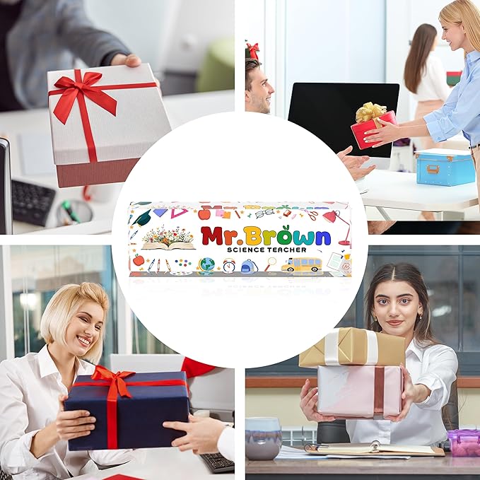 Custom Desk Name Plate Personalized, Acrylic Name Plate for Desk, Office Desk Decor for Women and Men, Employee Appreciation Gifts Office Gifts for Boss, Manager, Teacher, Nurse, MYZDA28