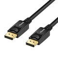 4K DisplayPort to DisplayPort Cable, 10 Feet, Gold-Plated High Speed Display Port DP Cable 1.2 (4K@60Hz, 2K@144Hz) for Computer, Desktop, Laptop, PC, Monitor, Projector & More - Black