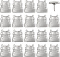 Semi-Truck Push Pins - for Cork Board, Maps, or Lapel Pin Use - Designed in USA - Silver Metal Semi-Truck Pins - Set of 20