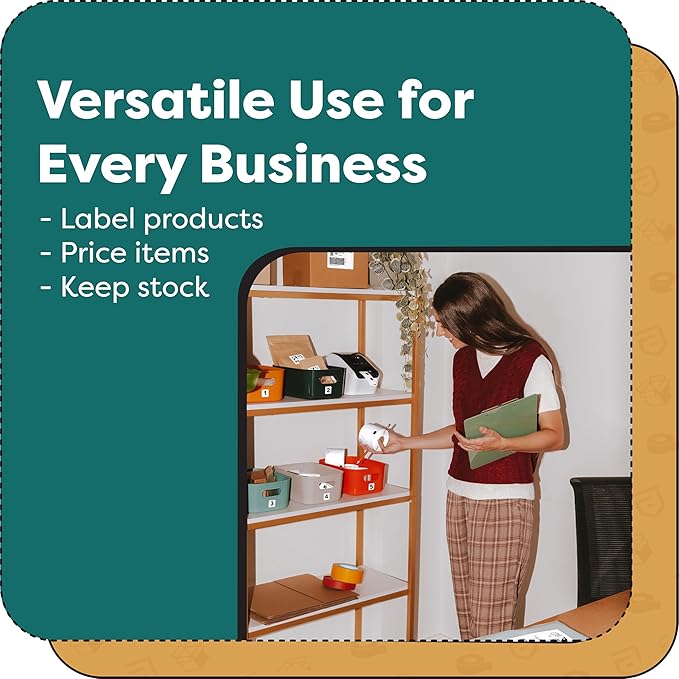 Aegis Adhesives - Compatible Label Replacement for Brother DK-2205 (2.4" X 100 Ft.) Continuous Paper Tape, Use with QL Label Printers - 8 Rolls + 1 Frame