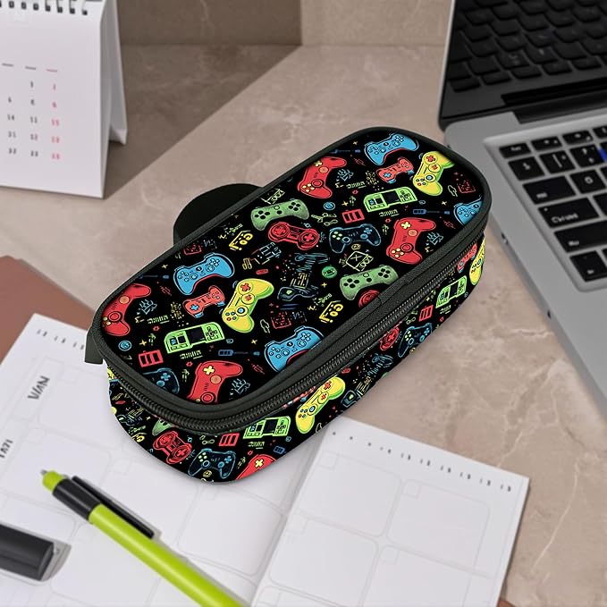 Game Pencil Case Pencil Pouch Large Capacity Pen Bag School Office Organizer Stationery Storage Box For Girls Boys Teen Kids